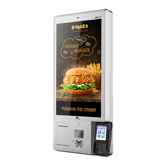 PAX SK700 Payment Terminal Manuals