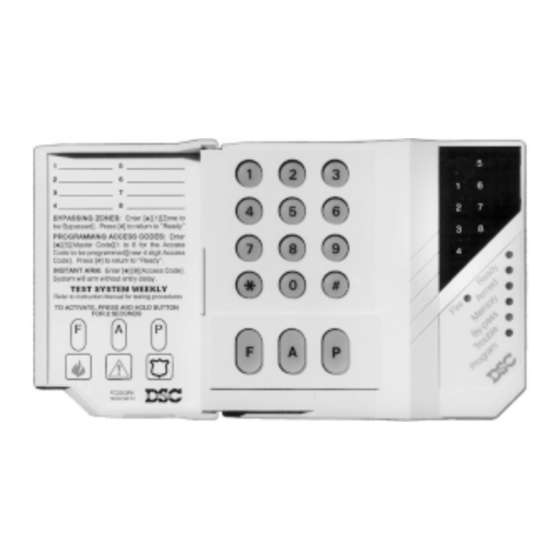 DSC PC2550 Instruction Manual