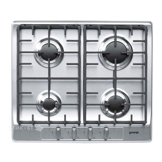 Gorenje G640X Instruction Manual