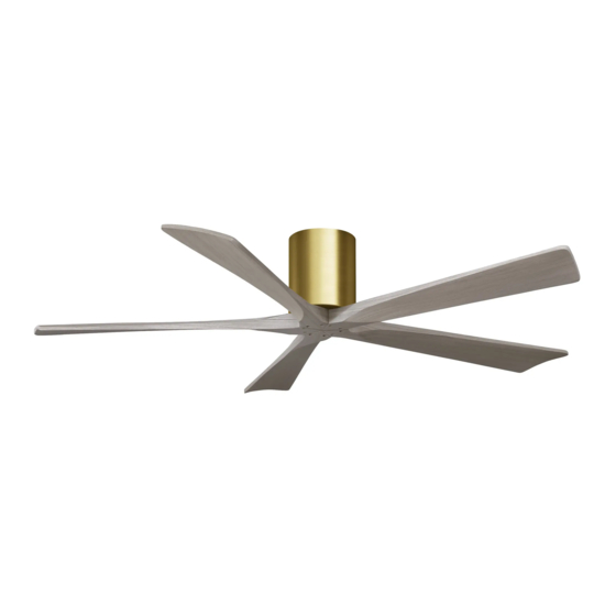Atlas fan company Irene-H Series Instructions Manual