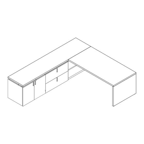 Teknion Dossier ZJRP Installation Manuals
