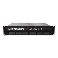 Crown POWER BASE 3 Reference Manual