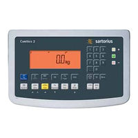 Sartorius Combics 2 Quick Start Manual