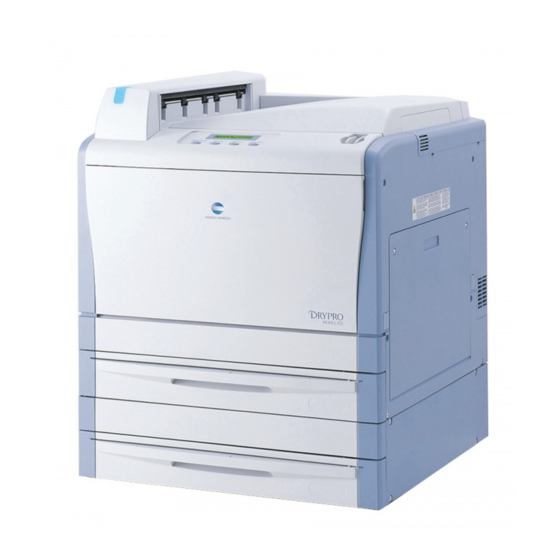 Konica Minolta drypro 832 Service Manual
