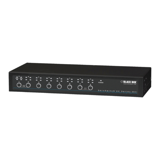 Black Box ServSwitch Manual