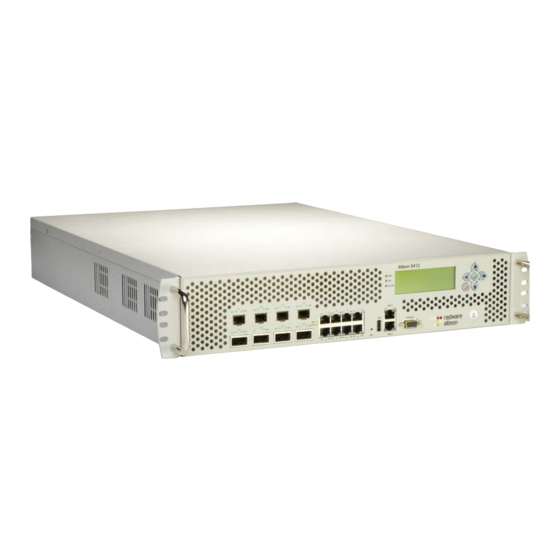 Radware Alteon Installation And Maintenance Manual