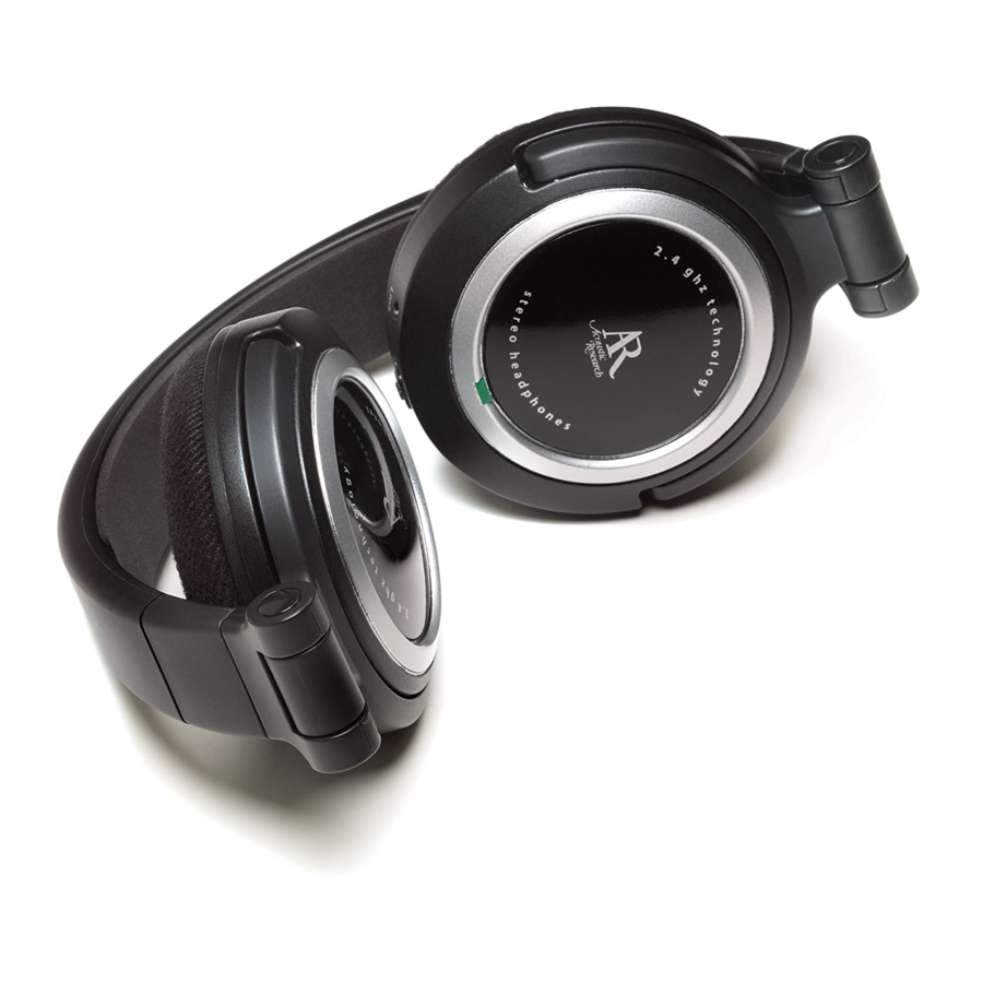 Acoustic Research AWD205 Owner's Manual