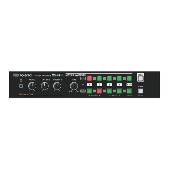 Roland XS-42H Reference Manual