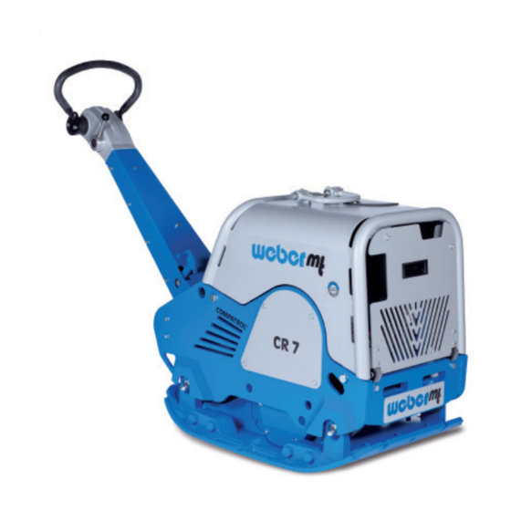 Weber mt CR 7-II Hd Operating And Maintenance Manual