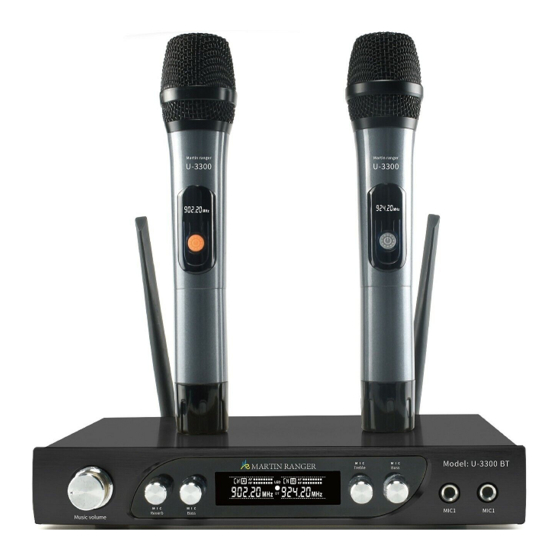 Martin Ranger U-3300BT Owner's Manual