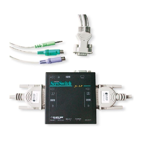 Black Box ServSwitch Installing And Operating Information