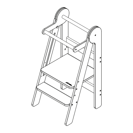 piccalio Mini Chef Foldable Helper Tower Assembly Instructions Manual
