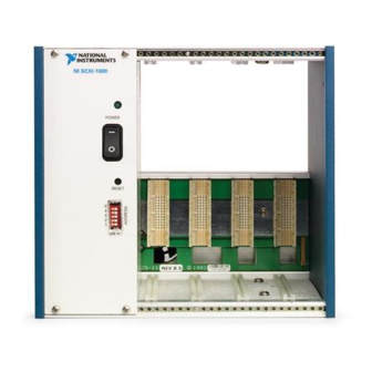 National Instruments SCXI-1000 Quick Start Manual