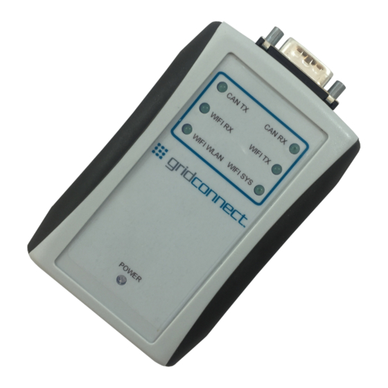 GridConnect CAN WiFi Manuals