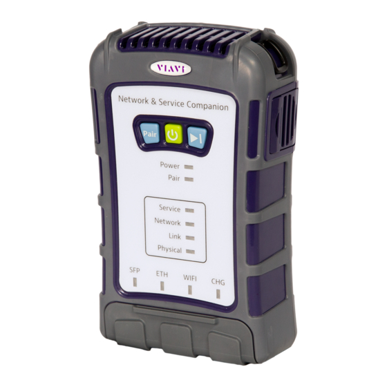 Viavi NSC-100 Quick Card User Manual