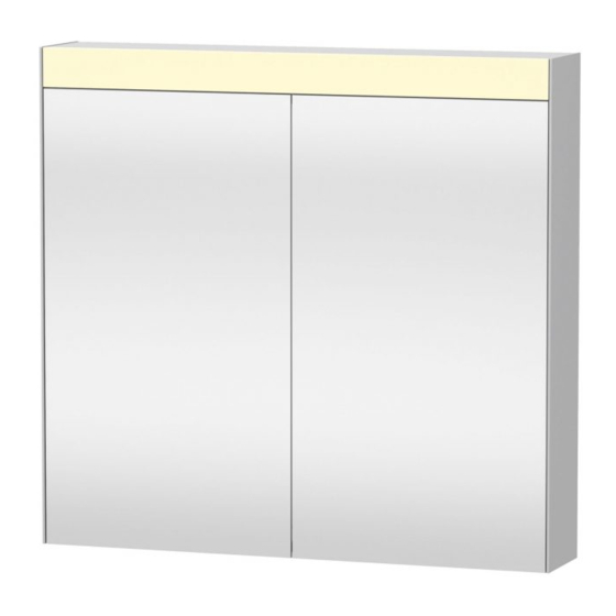 DURAVIT LM 7831 Mounting Instructions