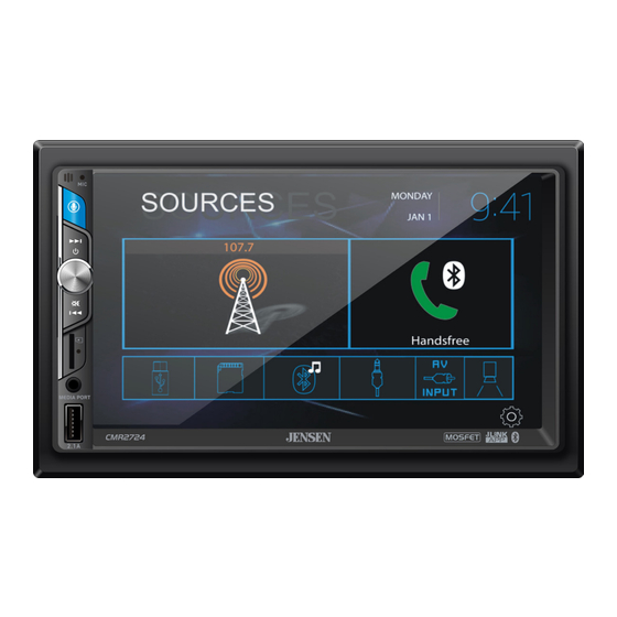 Jensen CMR2724 Installation & Owner's Manual
