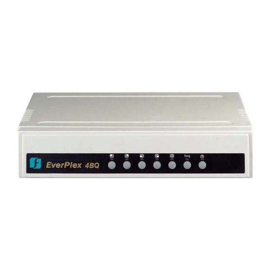 EverFocus EverPlex 4BQ Manuals