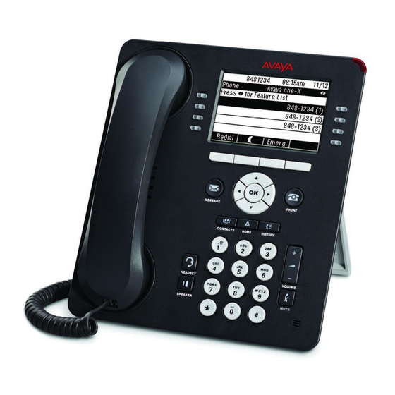 Avaya ONE-X User Manual
