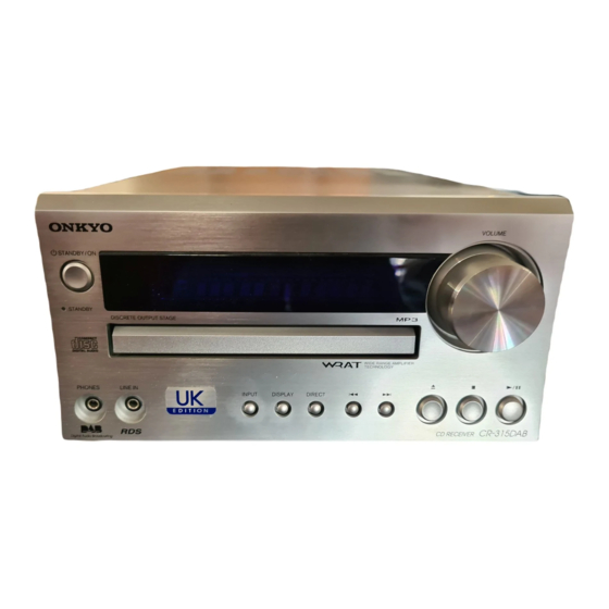 Onkyo CR-515DAB Instruction Manual