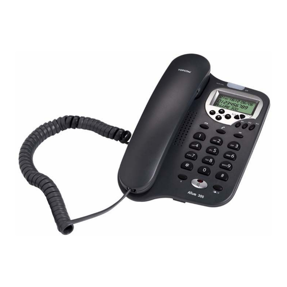 Topcom ALLURE 300 User Manual