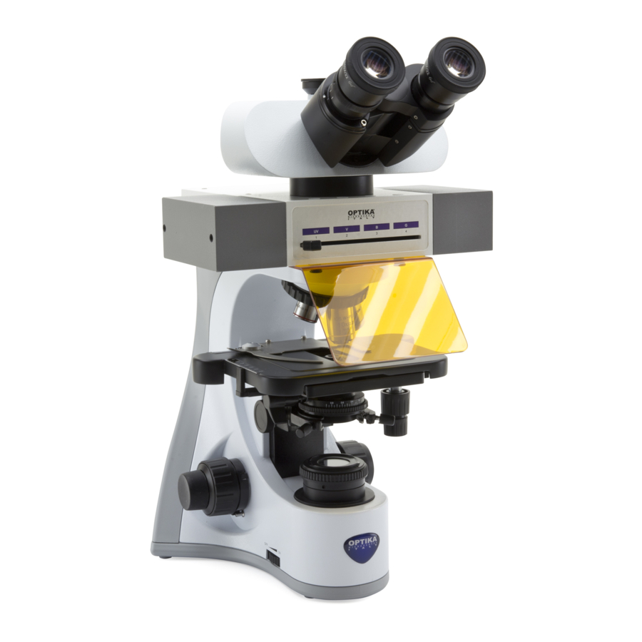 Optika Italy B-510 Series Microscopy Manuals