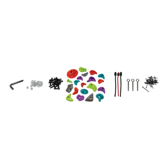 b4Adventure Slackers Rock Climbing Holds Kit Manual