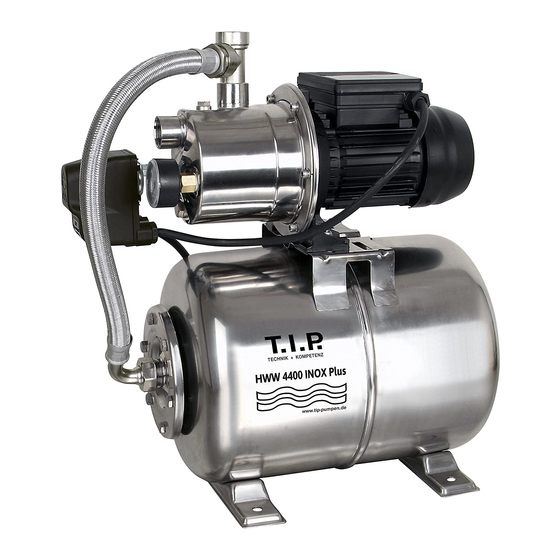 T.I.P. HWW 4400 INOX Plus Translation Of Original Operating Instructions