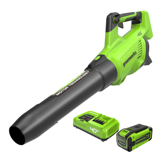 GreenWorks BL40L03 Operator's Manual