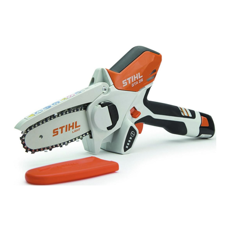 Stihl GTA 26 - Pruner Manual