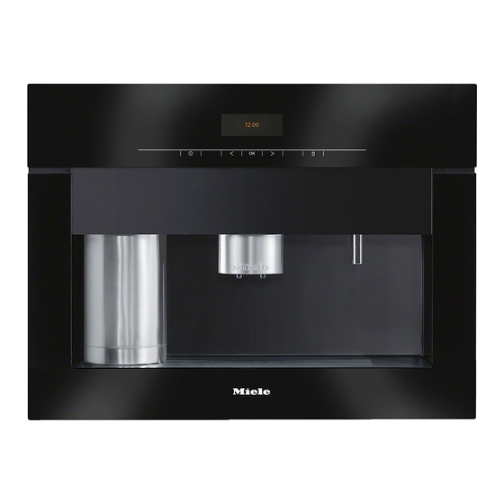 Miele CVA 5060 Operating And Installation Manual