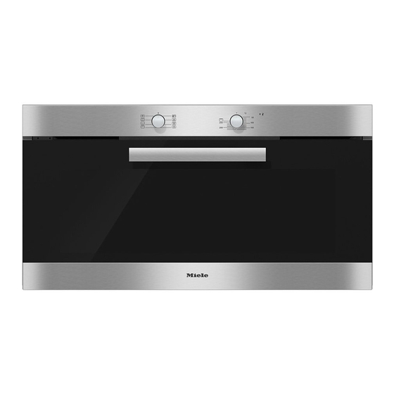 Miele H 6090 B Built-in Oven Manuals