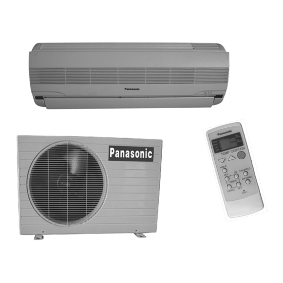 Panasonic CS-SA9CKP Service Manual