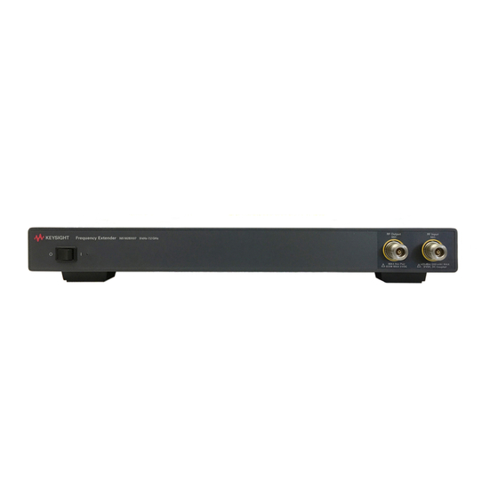 Keysight Technologies N5182BX07 Extender Manuals