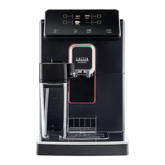 Gaggia Milano MAGENTA PRESTIGE Operating Instructions Manual