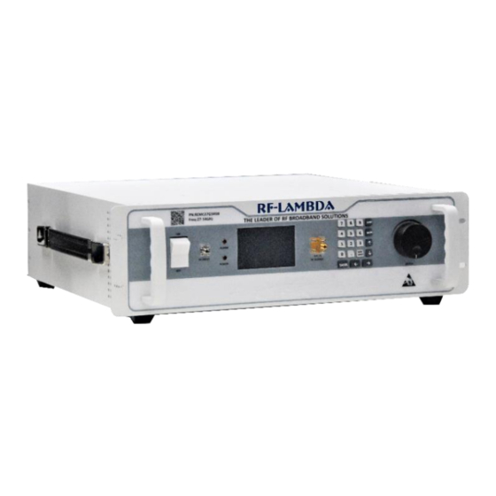 RF-Lambda REMC27G34GB Manuals