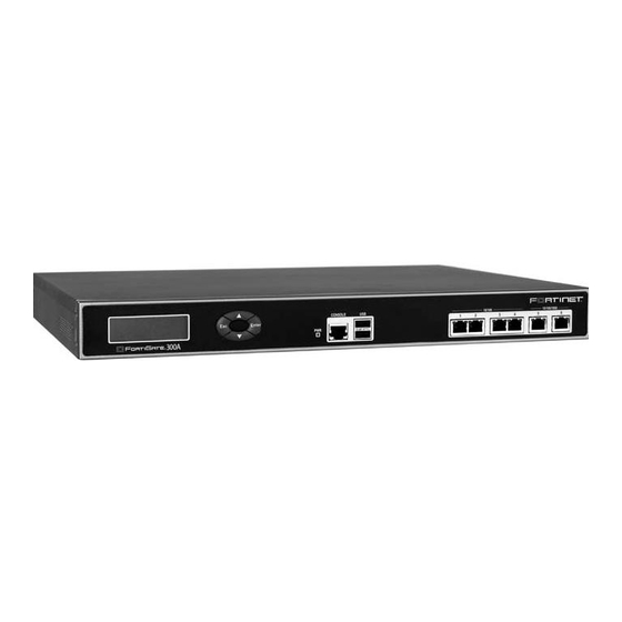 Fortinet FortiGate FortiGate-300A Administration Manual