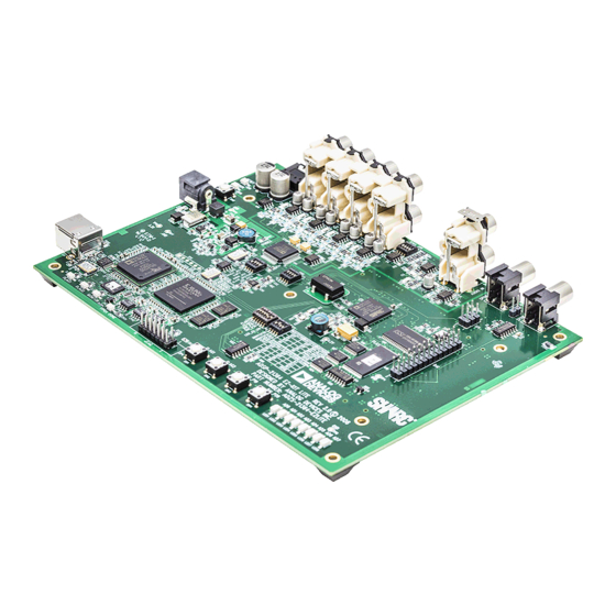 Analog Devices ADSP-21364 EZ-KIT Lite Manual