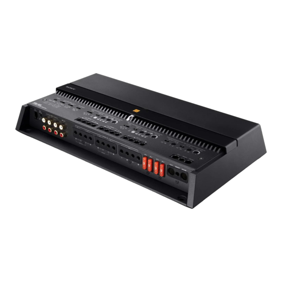 Sony XM-5ES Operating Instructions Manual