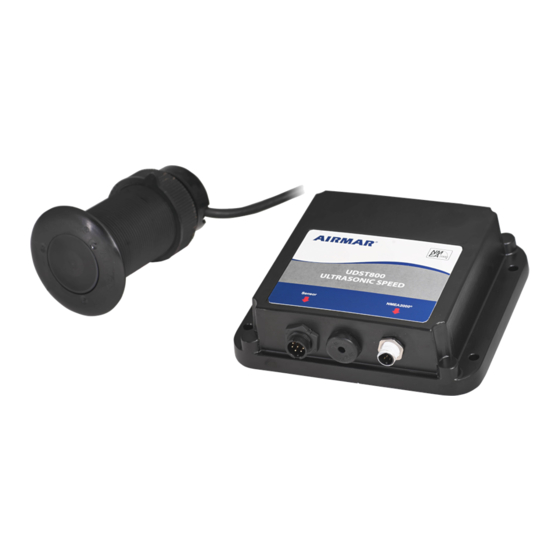 Airmar TRIDUCER UDST800 Owner's Manual And Installation Instructions