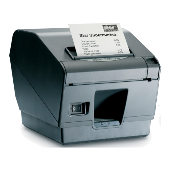 Star Micronics TSP700 SERIES User Manual