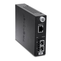 TRENDNET TFC-1000S70 - Intelligent 1000Base-T to 1000Base-FX Single Mode SC Fiber Converter Quick Installation Manual