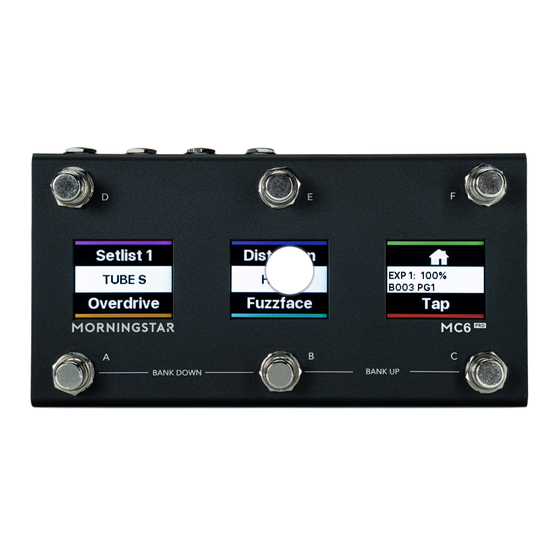 Morningstar MC6 PRO User Manuals