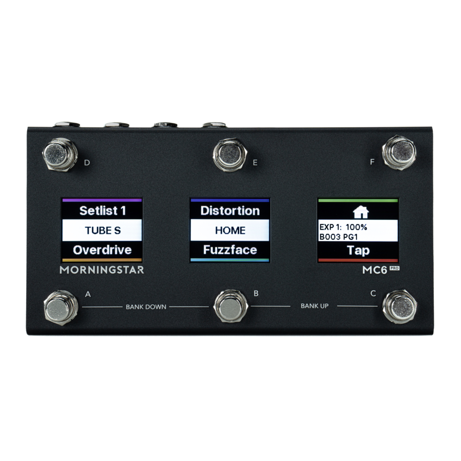 Morningstar MC6 PRO Manual