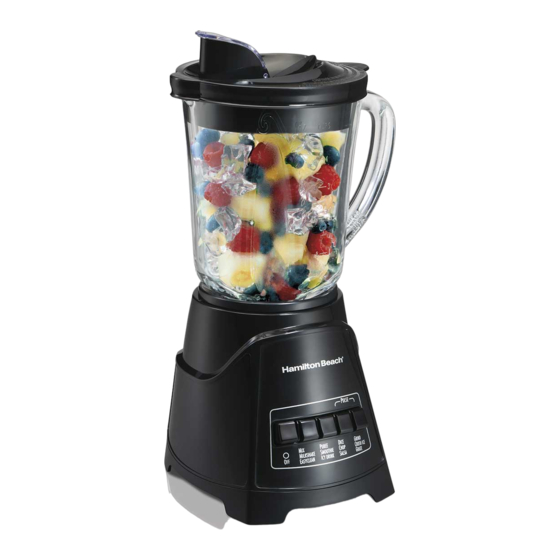 Hamilton Beach Blender User Manual