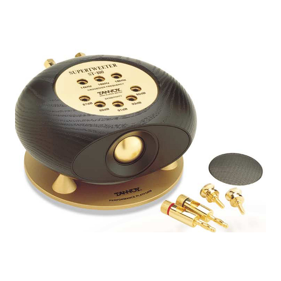 Tannoy SuperTweeter ST100 Technical Specifications