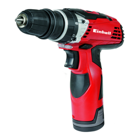 EINHELL TE-CD 12 X-Li Original Operating Instructions
