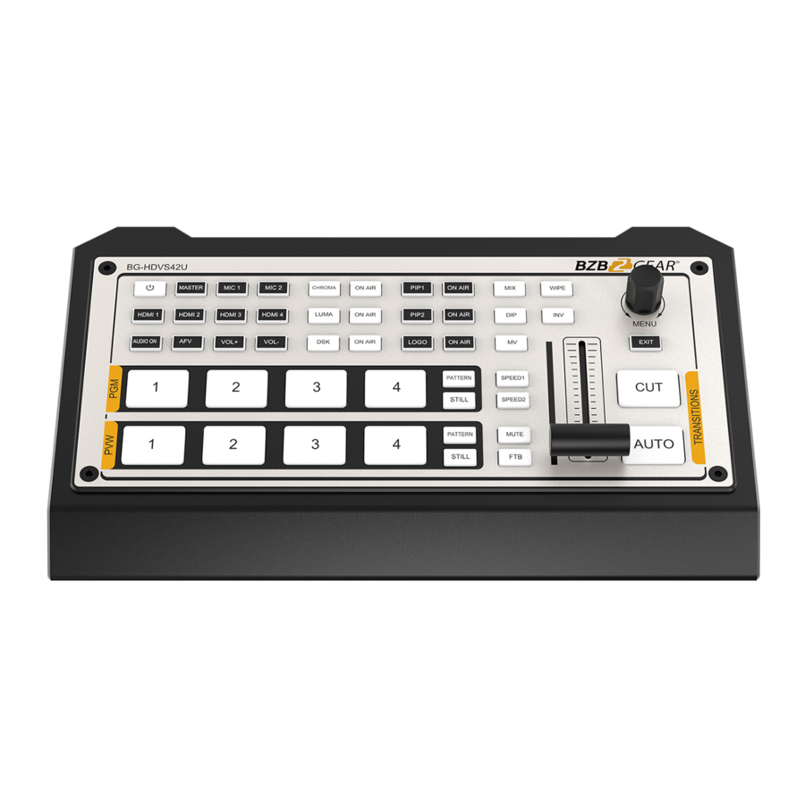 User Manuals: BZB Gear BG-HDVS42U HDMI Video Switcher