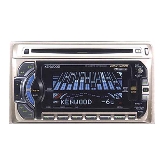 Kenwood DPX-4020 Manuals