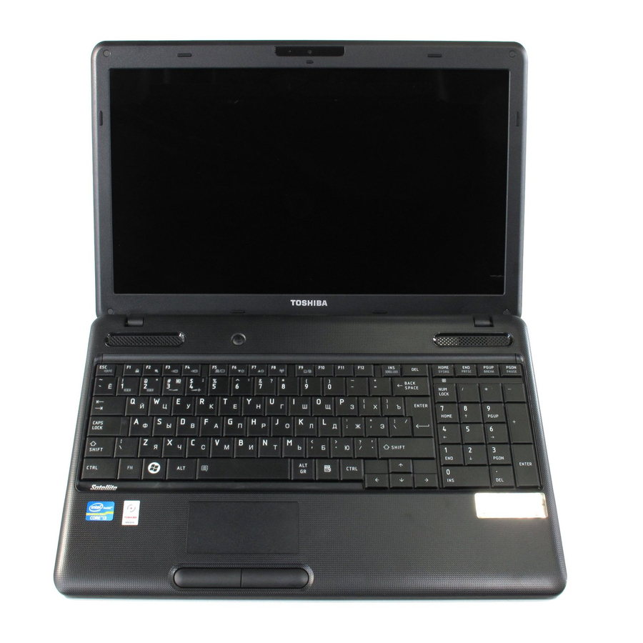 Toshiba C665 series User Manual